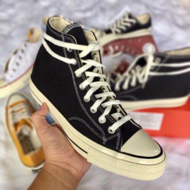 Giày Thể Thao CV Cao Cổ Kiểu Dáng Thể Thao Bản Đen Trắng Cực HOT - Giày Sneaker Nam Nữ - Giày Nam Giày Nữ, Giày Sneaker, Giày Chạy Bộ Giày Đi Học