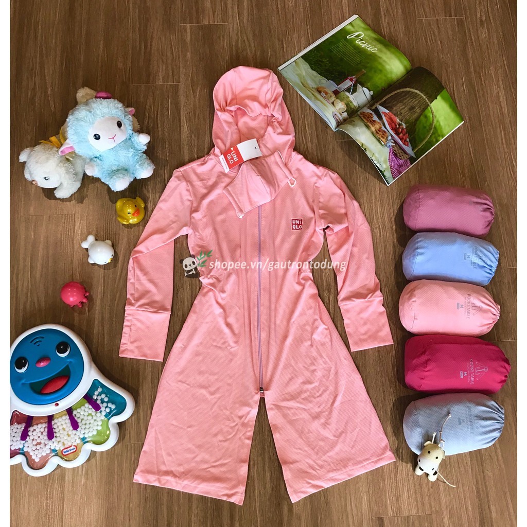 Áo Chống Nắng Toàn Thân Cho Bé Chuẩn Size Từ 10 Đến 45Kg Tặng Khẩu Trang