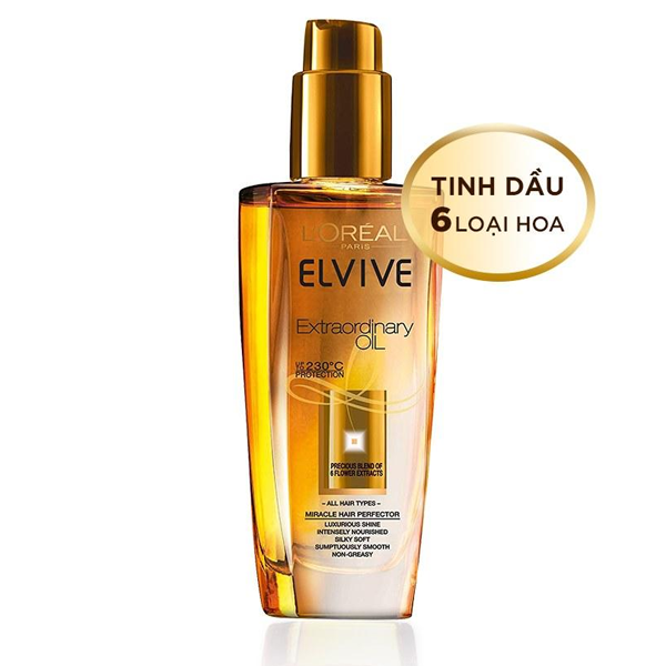 Dầu dưỡng chiết xuất tinh dầu hoa tự nhiên L'Oreal Paris Elseve Extraordinary Oil Ultra Nourishing 100ml