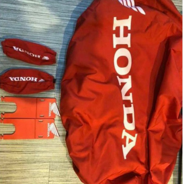 [HCM]trùm bọc yên bao tay xe máy honda màu đỏ cực đẹp