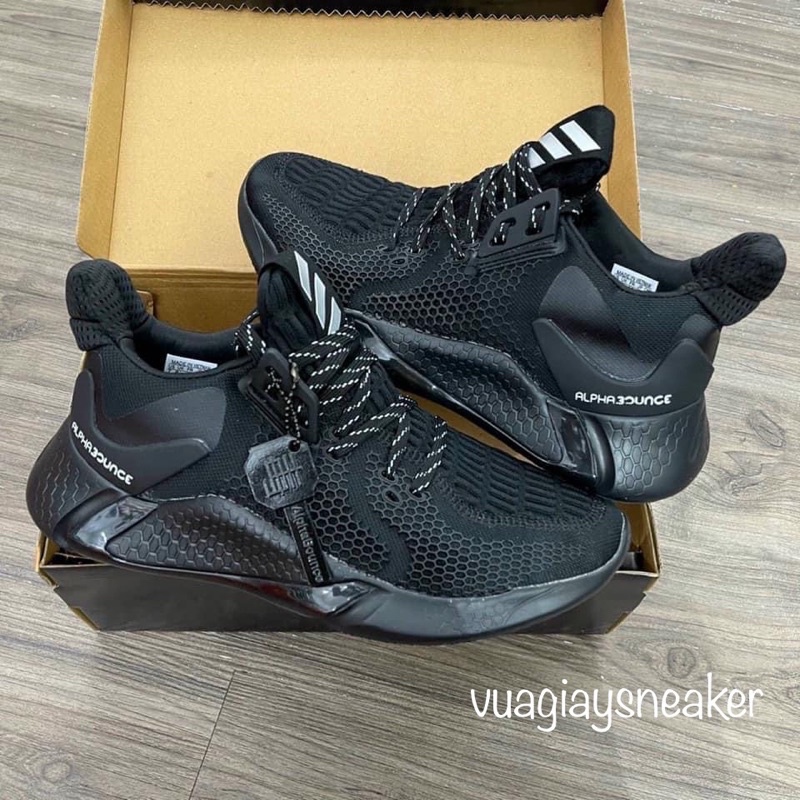 🔥Ảnh thật🔥 Giày thể thao sneaker alphabounce 2020 đen full