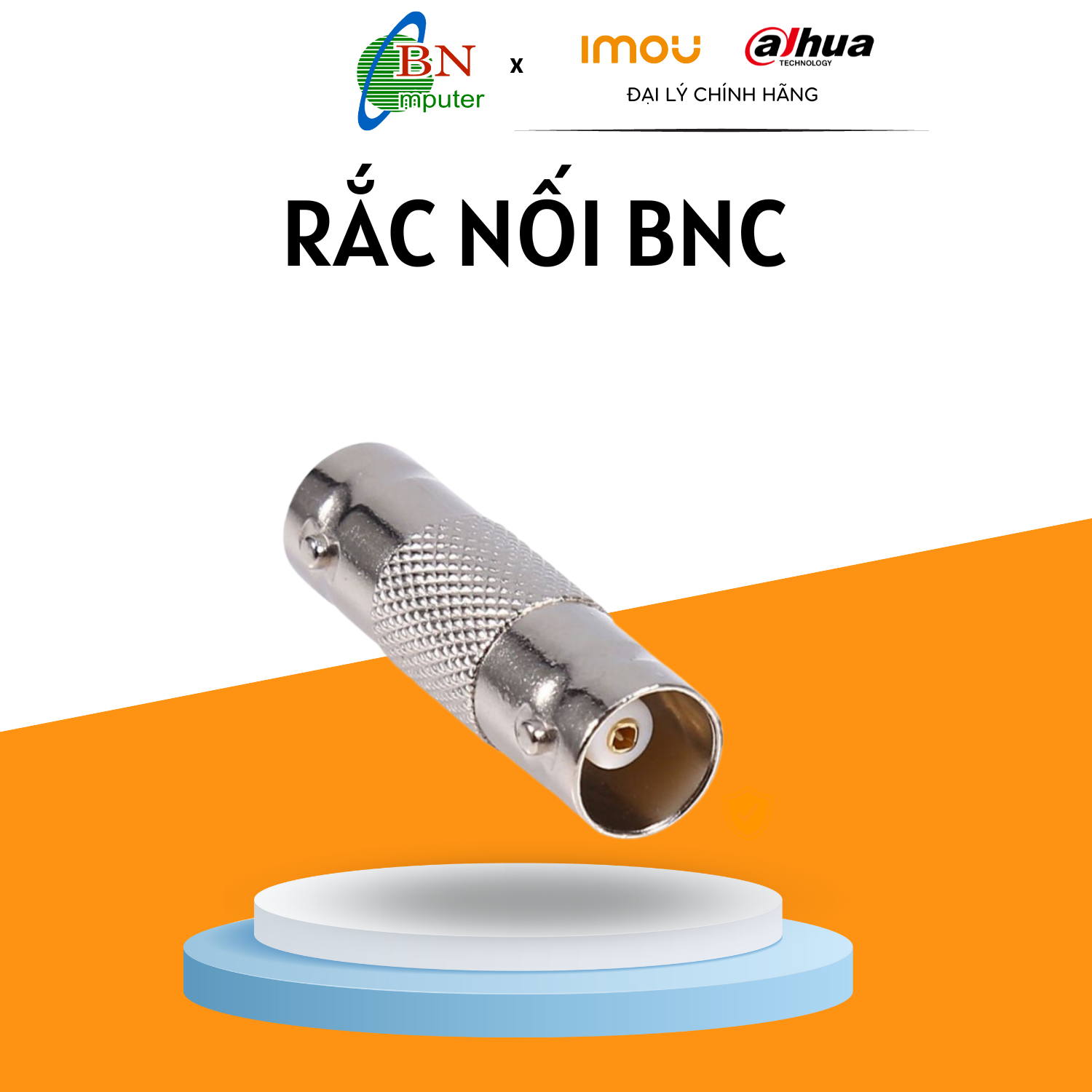 Rắc BNC nối dây cáp đồng trục - nối rắc tín hiệu (10 rắc)
