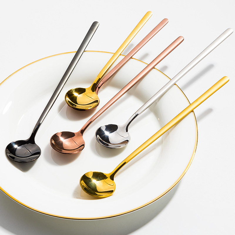 Thìa cà phê muỗng cafe sinh tố inox 304 hai màu