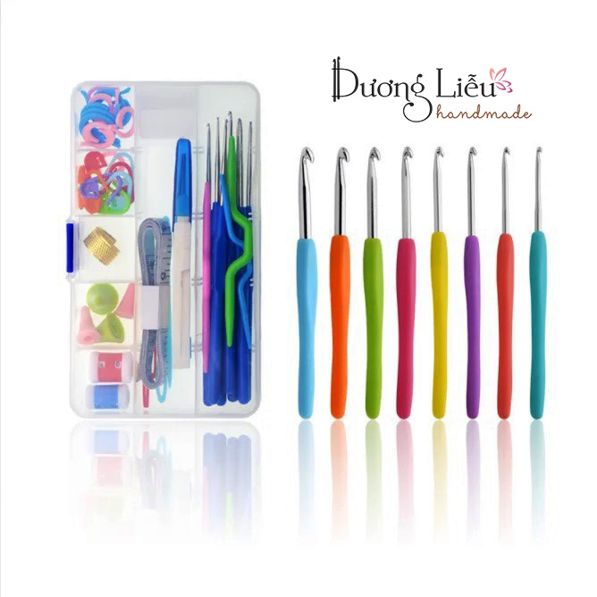 Bộ dụng cụ móc len tiện dụng - Dụng cụ lý tưởng cho các bạn mới tập móc len