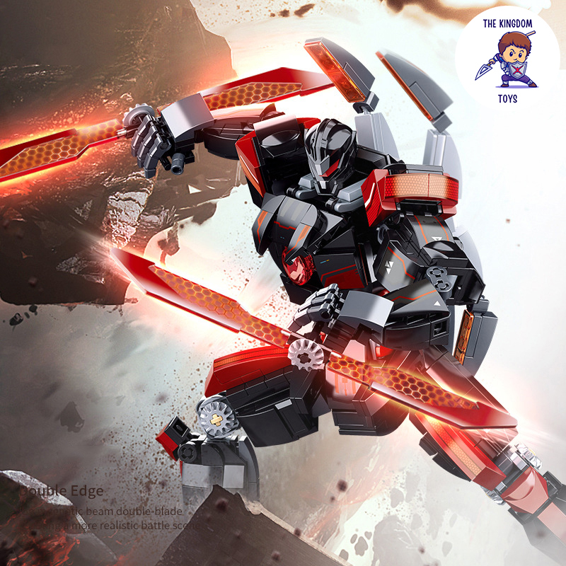 Đồ chơi lắp ráp robot mô hình jaeger gipsy avenger - dark wanderer trong pacific rim mecha b1120