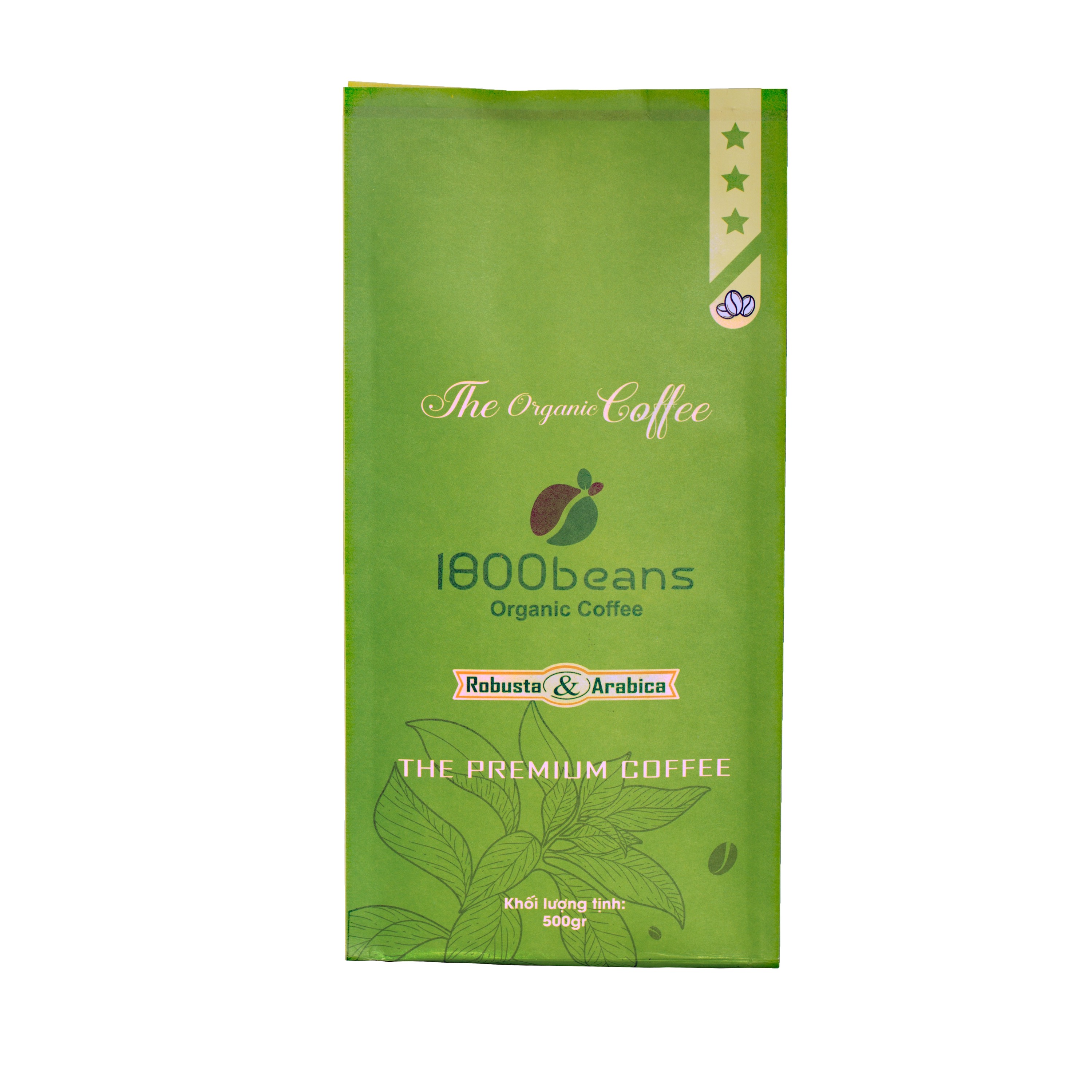 500gr cà phê chuẩn vị 1800 beans
