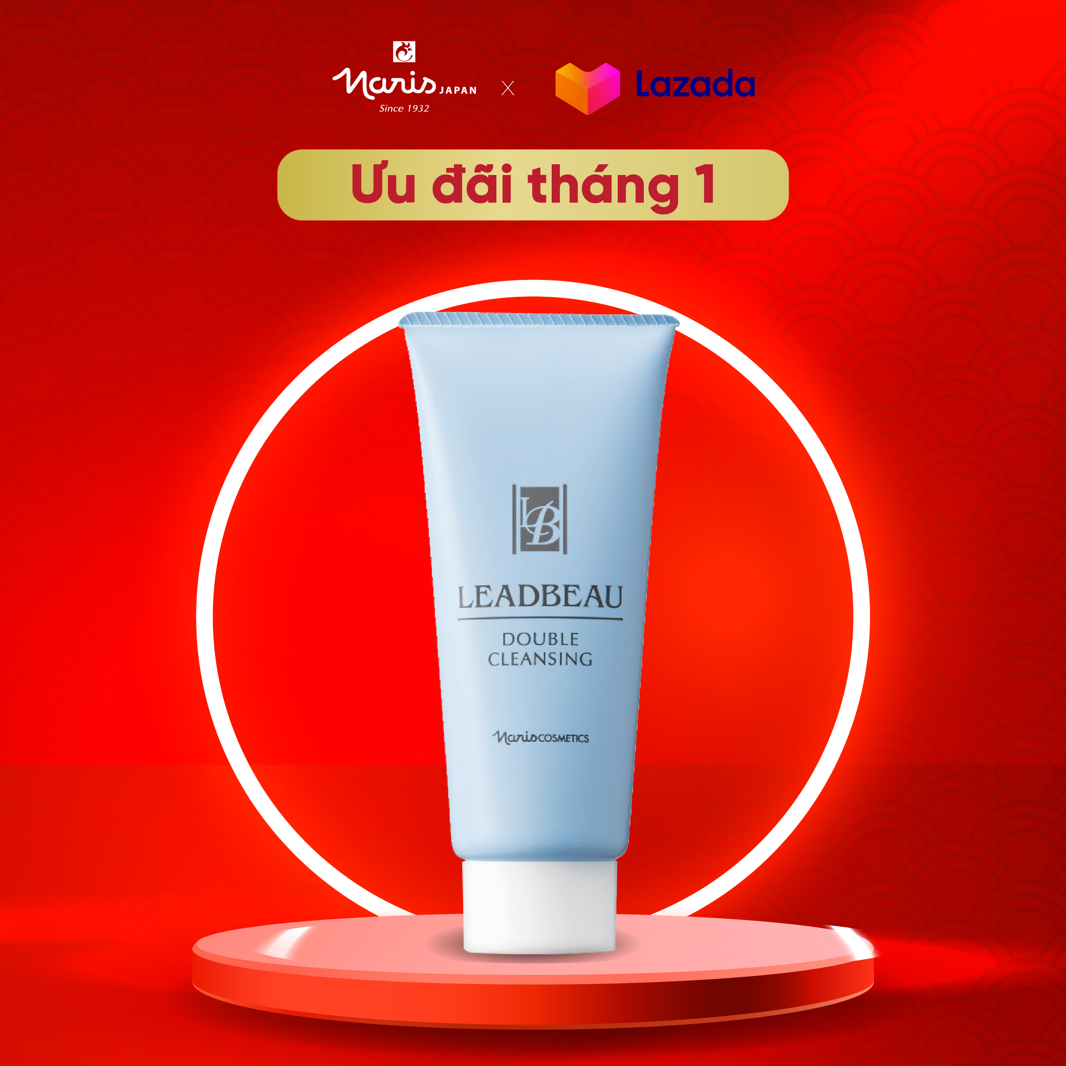 Sữa Rửa Mặt Tẩy Trang Naris Leadbeau Double Cleansing 2 In 1