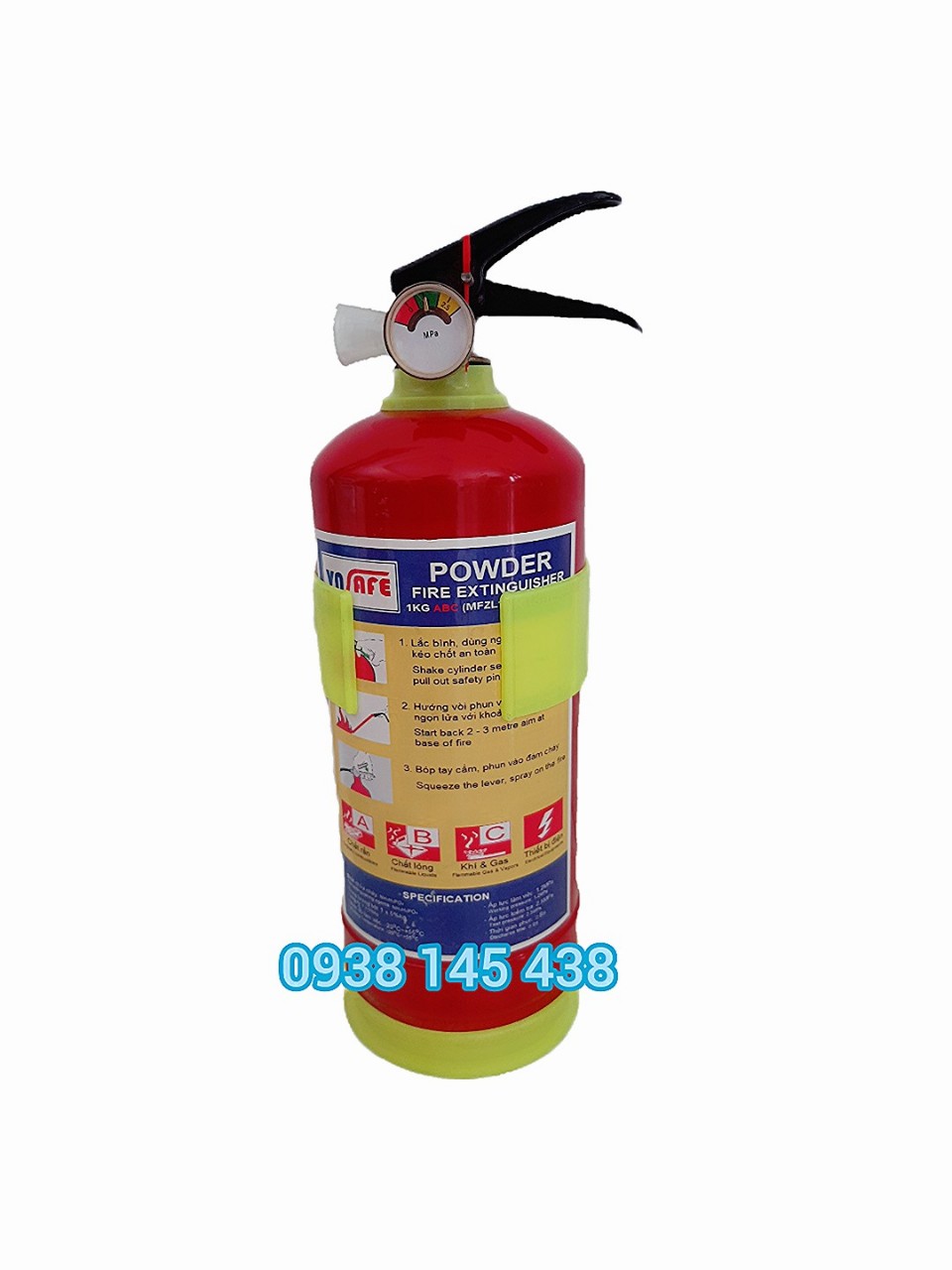 Bình chửa cháy/ bình cưu hỏa bột ABC 2kg MFZL2 ( hình thật 100%)