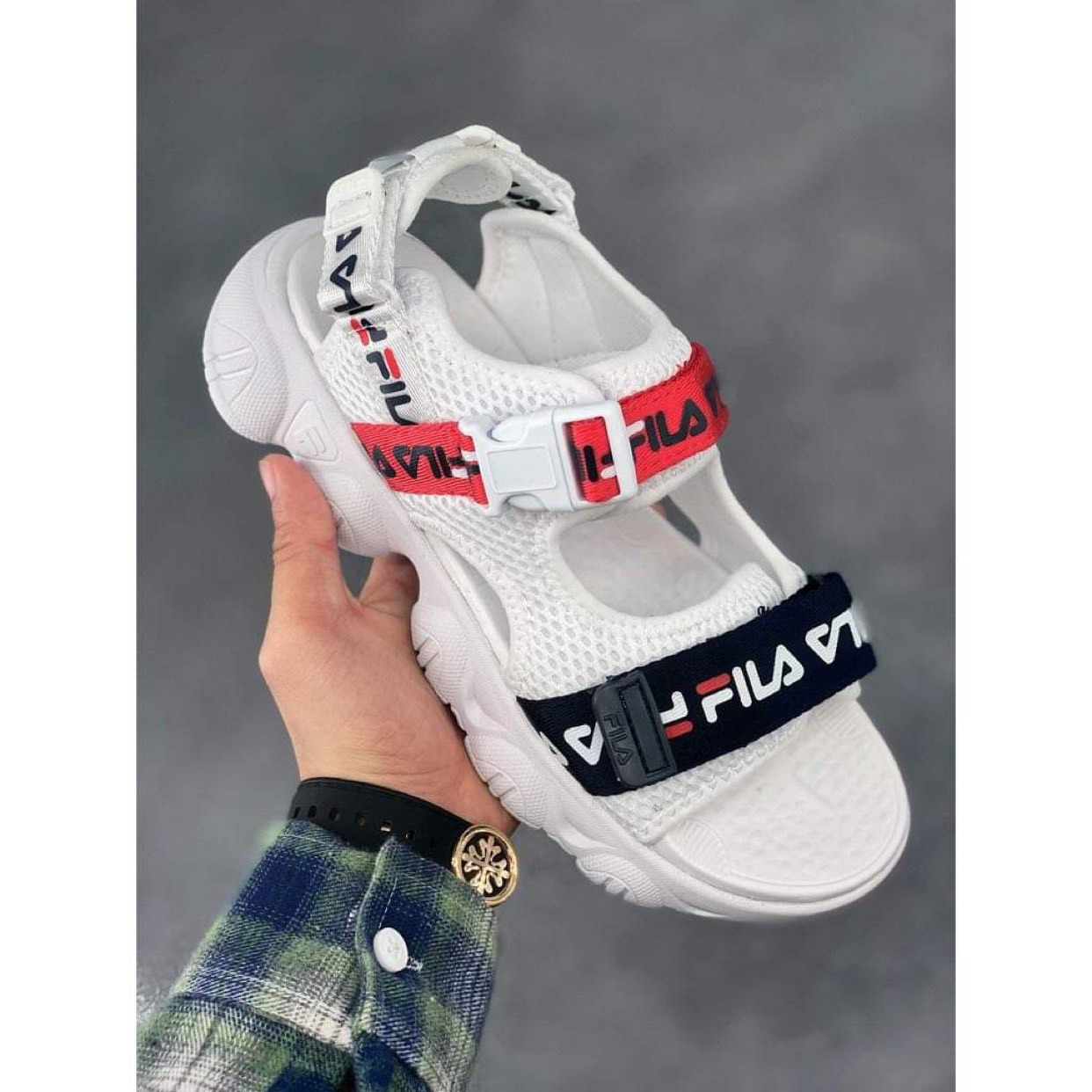 Giày sandal fila jagger xăng đan nam học sinh sinh viên siêu nhẹ siêu êm - chuẩn xịn