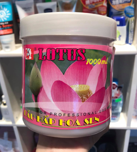 Dầu hấp dưỡng tóc hoa sen Lotus 1000ml