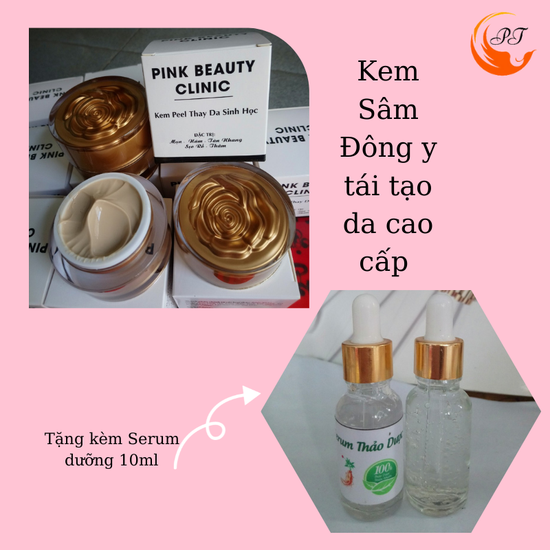 [4/4 HOÀN TIỀN 15%] [HCM](Tặng kèm Serum dưỡng 10ml) KEM SÂM TƯƠI ĐÔNG Y TÁI SINH DA ĐÁNH BAY MỤN NÁM TÀN NHANG HỘP 25GR