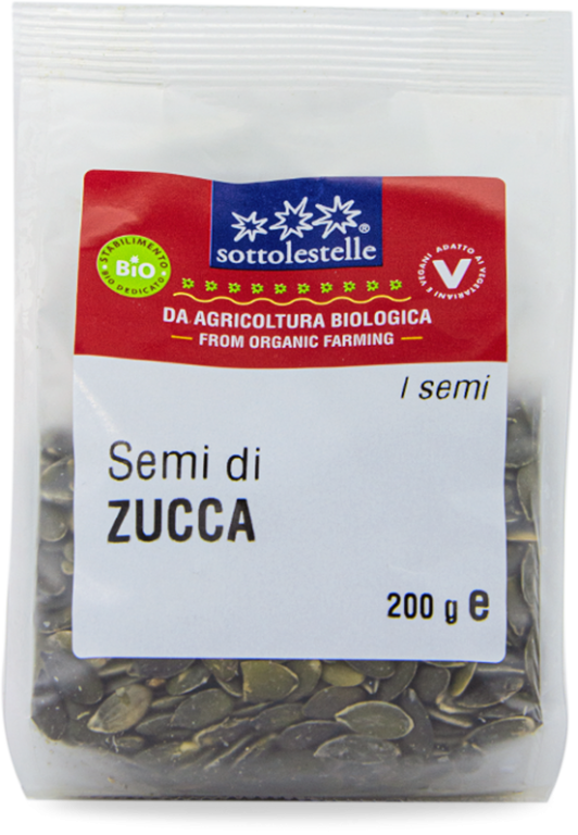 Hạt bí hữu cơ đã bóc vỏ Sottolestelle 200g Organic Pumpkin Seeds