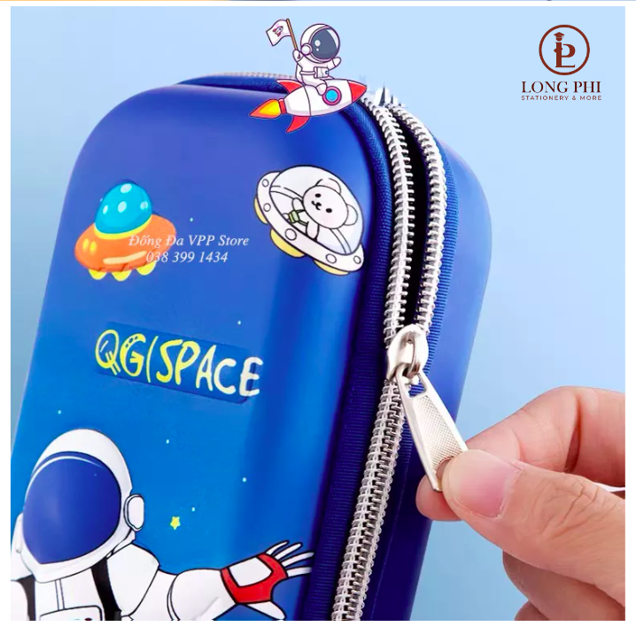 Hộp bút 3D/ Hộp bút cute/ Hộp bút không tiếng ồn/ Hộp bút cho học sinh tiểu học/ Hộp bút 3D bé tra/ Hộp bút 3D bé gái