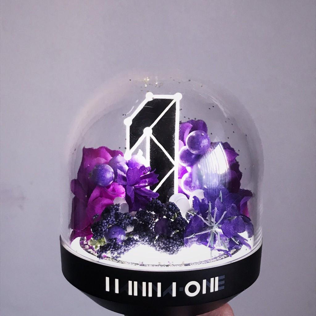 Lightstick wanna one Nable Bong Unoff fanmade gậy cổ vũ ánh sáng hòa nhạc phát sáng nhóm nhạc idol Hàn quốc tặng ảnh
