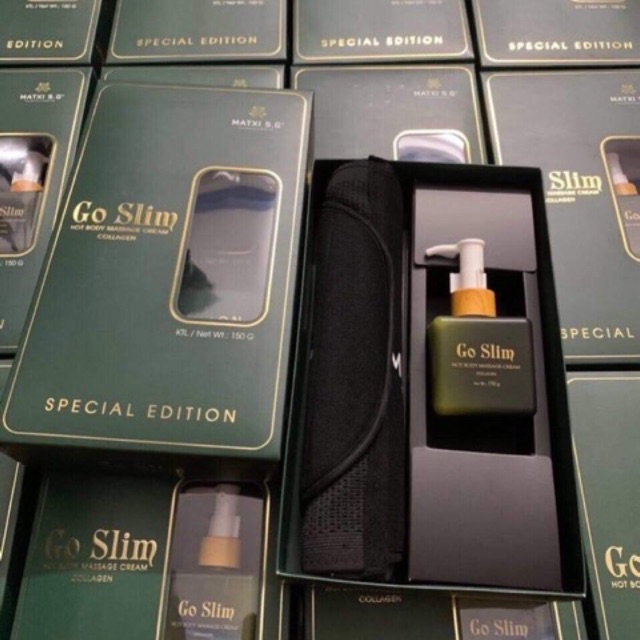 Kem tan mỡ Goslim kèm đai nịch bụng