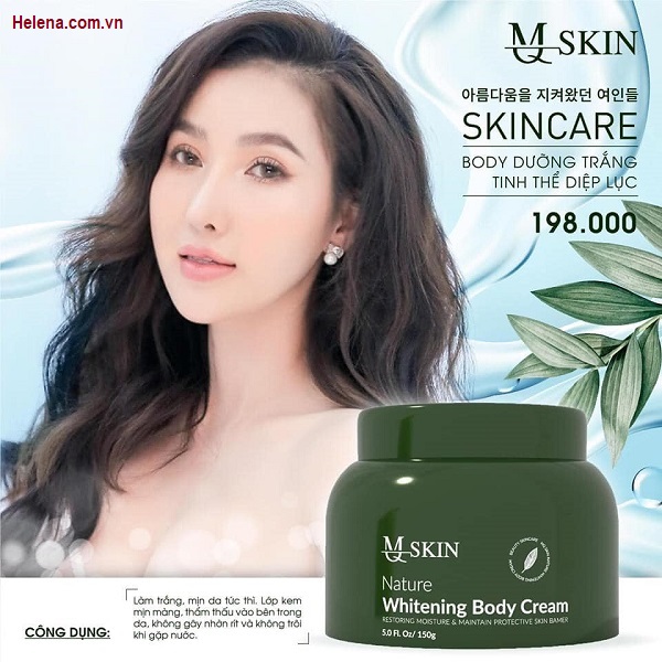 [HCM]Kem Body Diệp Lục MQ Skin ❤️Chính Hãng❤️ Kem Body MQ Skin Dưỡng Da Tinh Chất Tự Nhiên