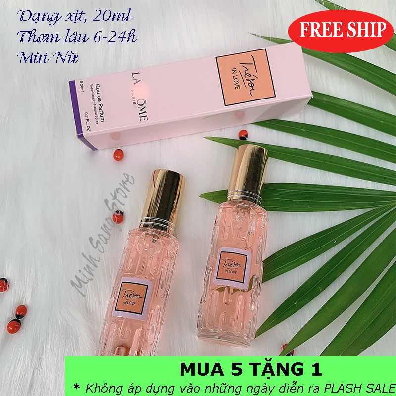 [HCM]COMBO 2 CHAI NƯỚC HOA NỮ LACOM IN LOVE 20ML LƯU HƯƠNG 4-10H