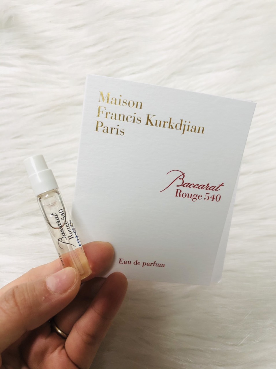 Vial Sample Nước Hoa chính hãng MFK Baccarat Rouge 540 EDP - Nước hoa cao cấp - mùi thơm cực kỳ sang trọng