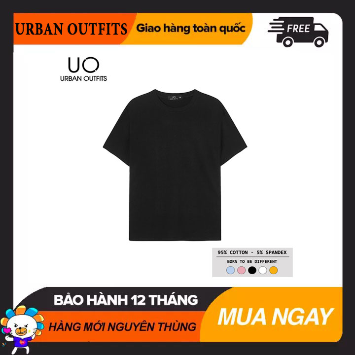 [HCM]Áo Thun Tay Ngắn Nữ Nam URBAN OUTFIT Kiểu Trơn ATR01 Dáng Unisex Cặp Đôi Cổ Tròn - Áo Phông Urban Hàn Quốc Big Size 85kg Vải 100% Cotton 4 Chiều Cao Cấp Chính Hãng UO Rẻ Đẹp Nhiều Màu