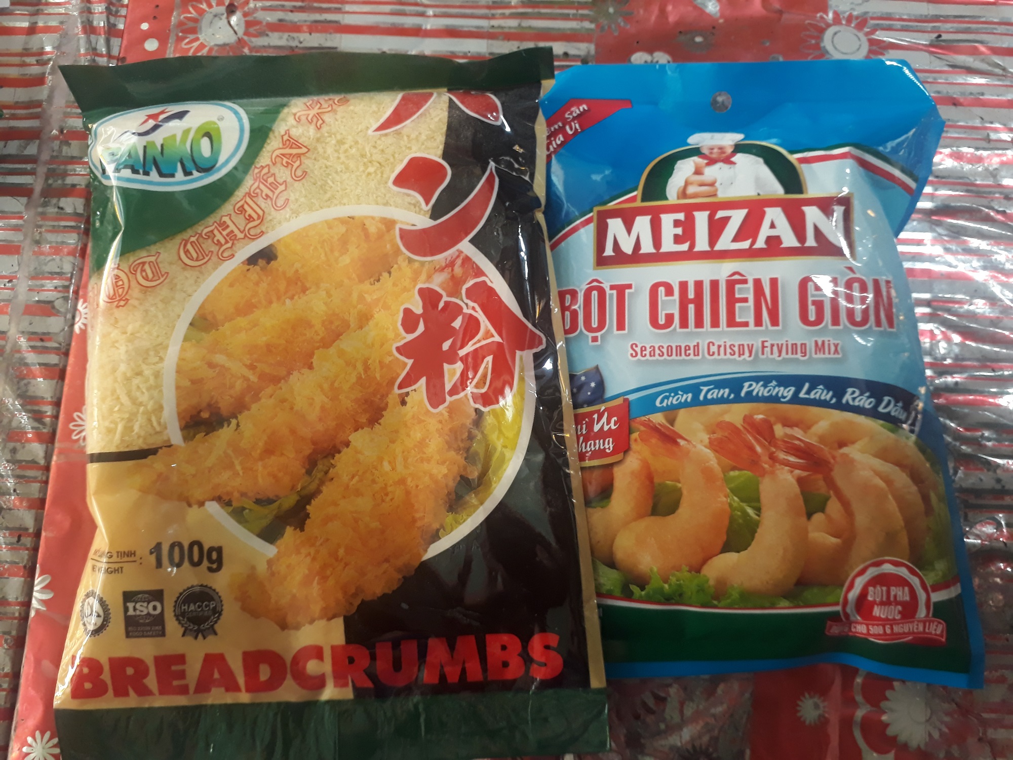 Combo 1 Bịt Bột Chiên Giòn Mezan + 1 Bịt Bột Chiên Xù Thơm Ngon