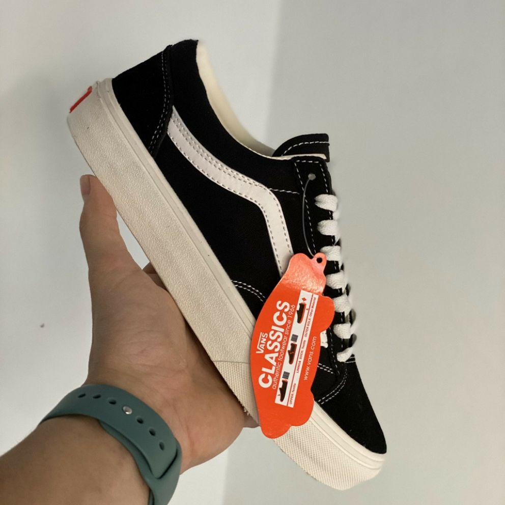 Giày thể thao sneaker vau đen
