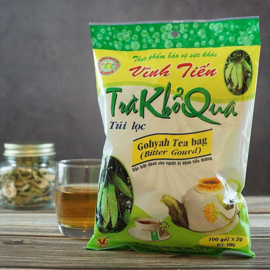 Trà Khổ Qua Vĩnh Tiến 100 Túi Lọc