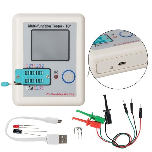 Máy kiểm tra đa chức năng lcr-tc1 màn hình màu