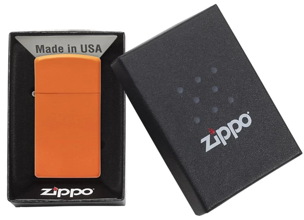 Zippo Slim® Orange Matte 1631