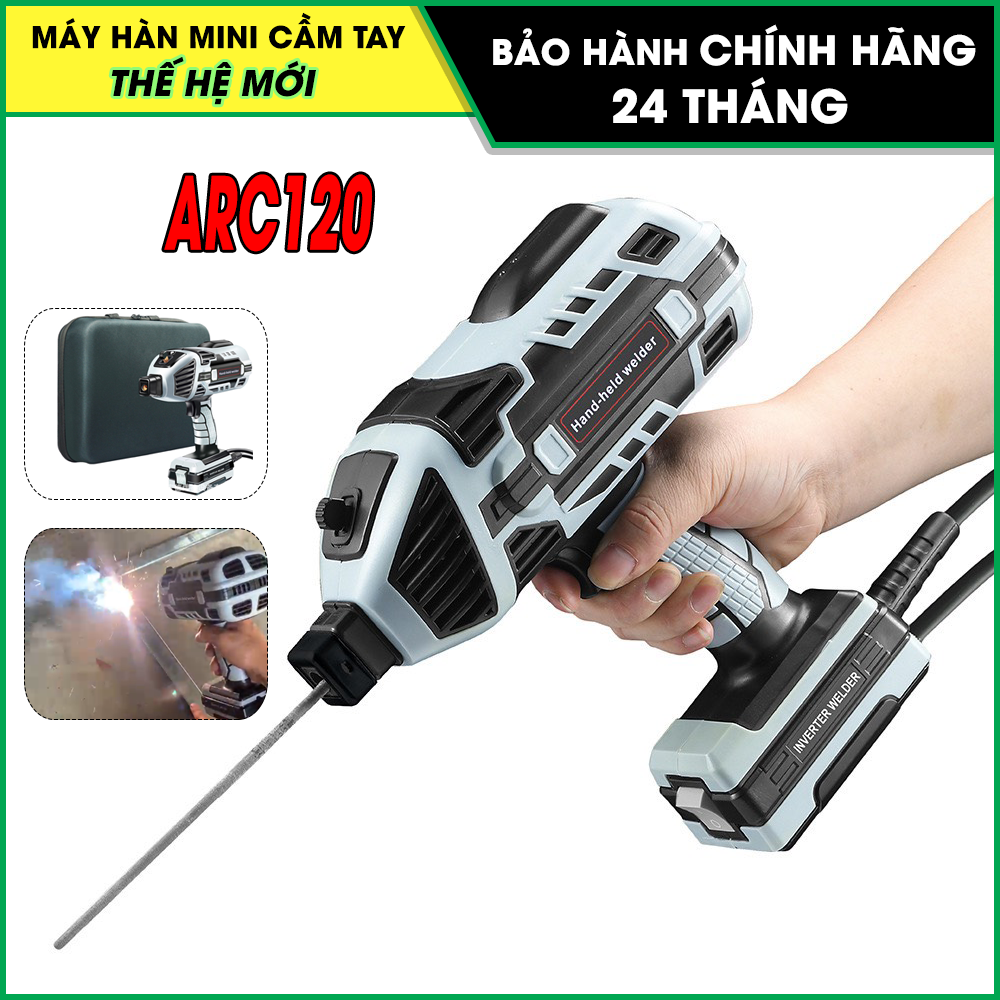 Máy hàn điện tử mini cầm tay - máy hàn que inverter arc 120a xmas, máy chạy siêu khỏe, bảo hành chính hãng 24 tháng