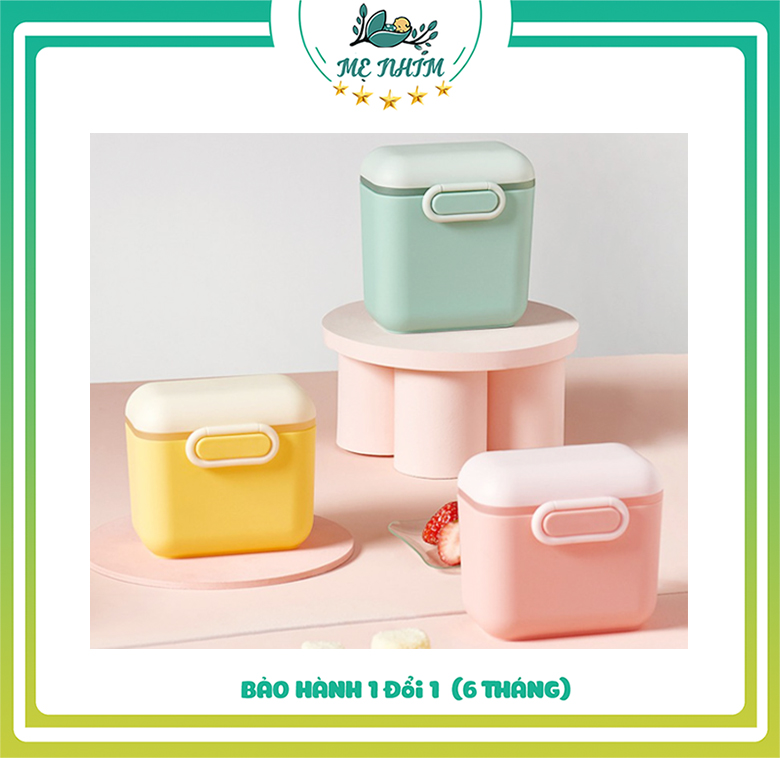 Hộp đựng sữa bột đồ ăn dặm cao cấp khối lượng 400g - 800g Shop mẹ nhím