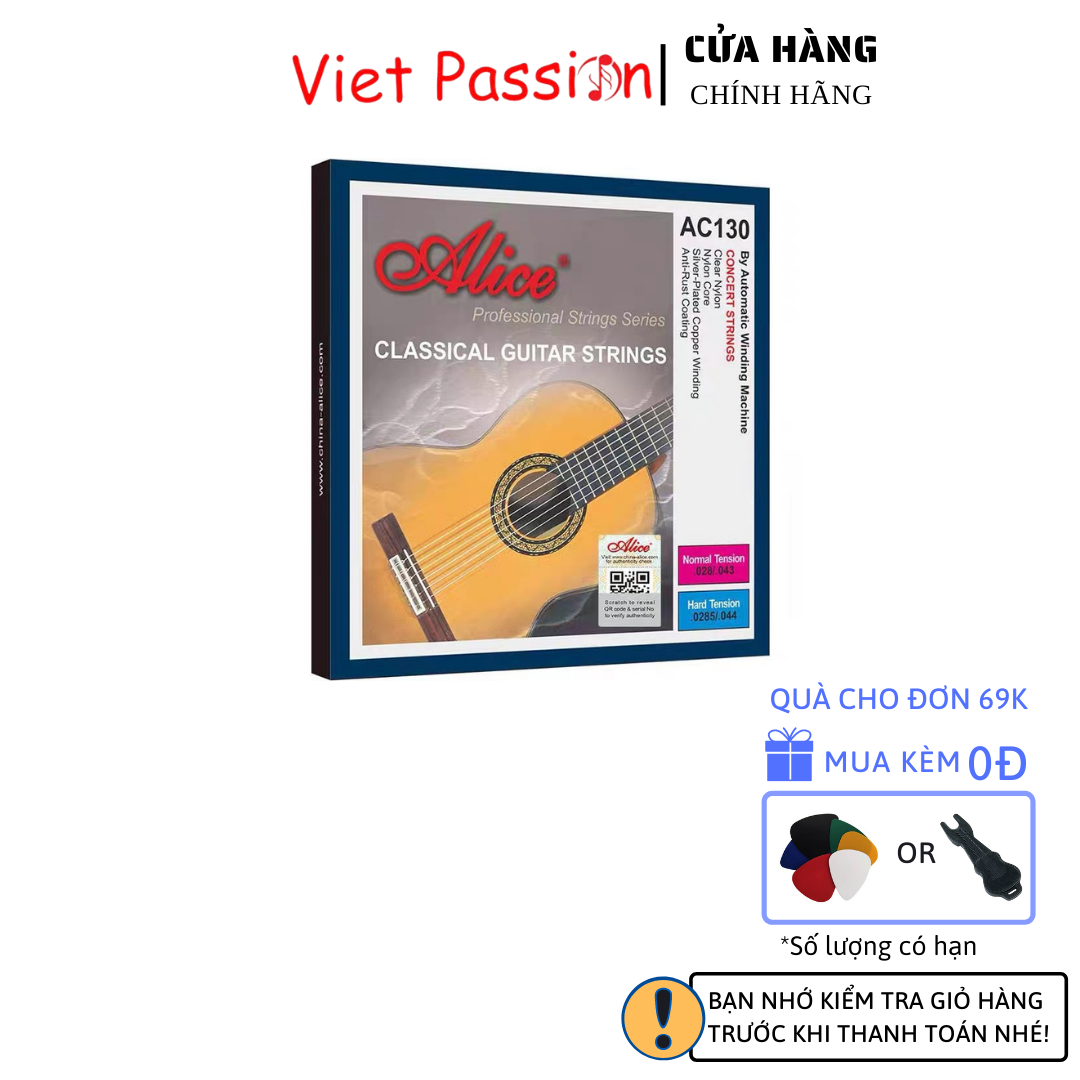Dây đàn guitar classic Alice AC130 VietPassion chất lượng