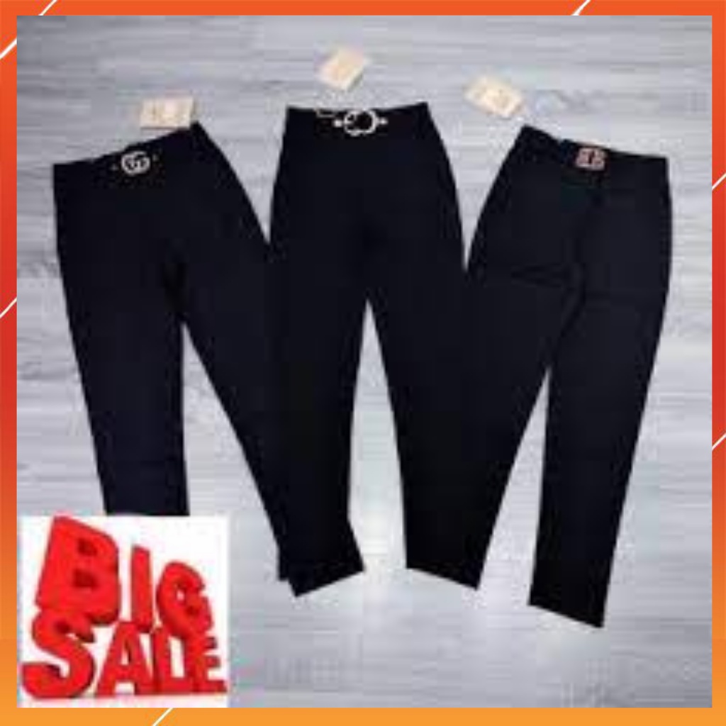 Quần legging đính logo/ quần legging nữ vải umi hàn cao cấp co giãn 4 chiều mềm, mịn, mát - Xưởng May Thuvu