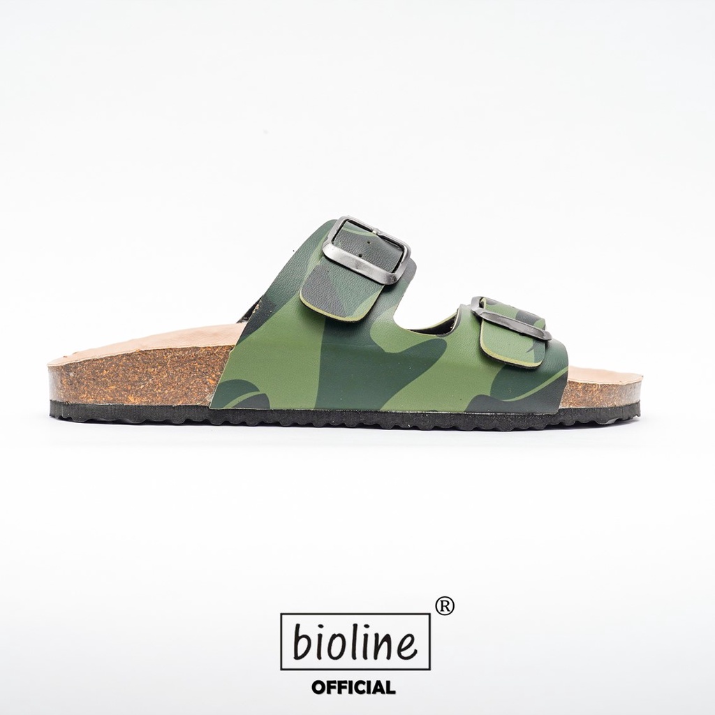 Dép đế trấu bioline official quai camo rằn ri thiết kế huyền thoại - mã r01
