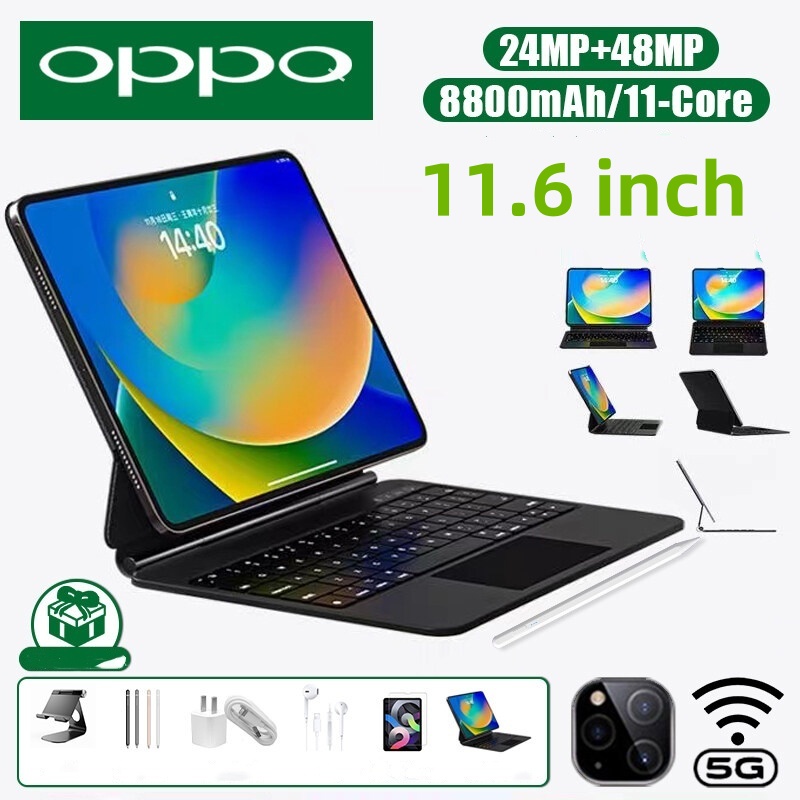 Máy tính bảng mới 11,6 inch Dual SIM Dual Standby Android12.0 RAM16GB ROM512GB Full HD 4G/5G 11 Core Máy tính bảng làm việc giá rẻ và phải chăng dành cho sinh viên