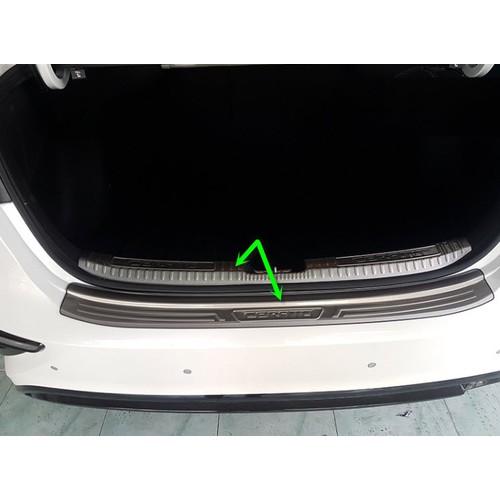 Ốp Chống Xước Cốp Xe Kia Cerato 2019 2020 Mẫu Inox, Chống Xước Cốp Hiệu Quả, Có Sẵn Keo 2 Mặt Siêu Dính, Lắp Đặt Dễ Dàng Tại Nhà
