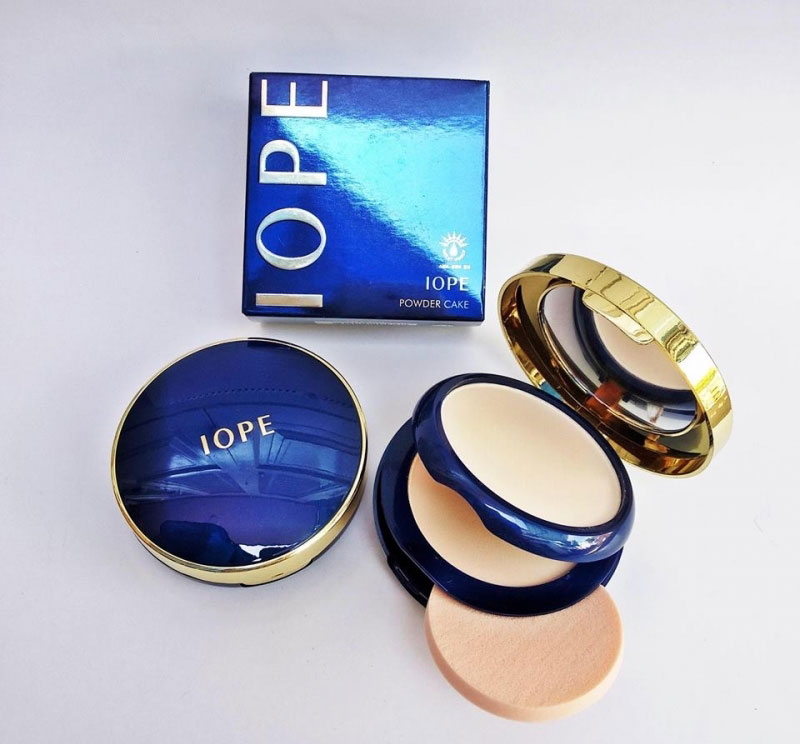 Phấn phủ siêu mịn hộp iopeee 2 tầng