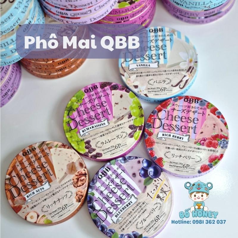 Phô mai qbb nhật bản nhiều vị