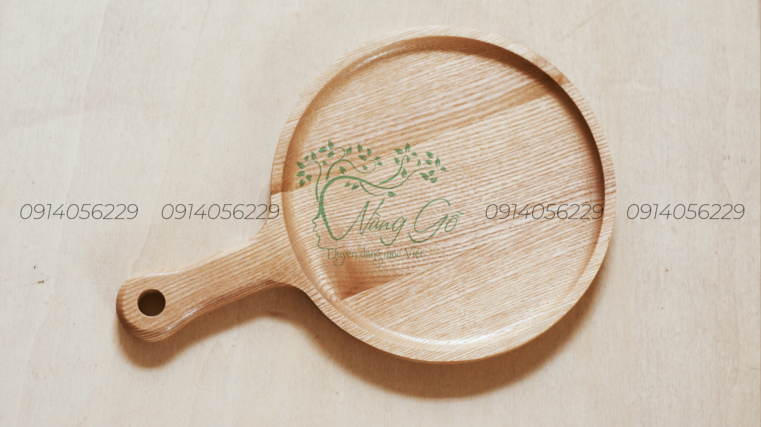 Thớt tròn có cán