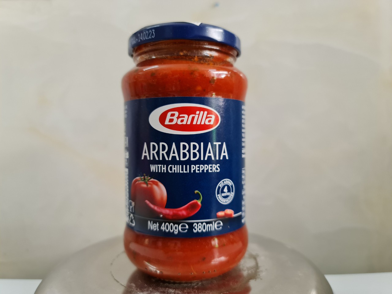 400g - ARRABBIATA XỐT CÀ CHUA ỚT Italia BARILLA Arrabbiata with Chilli