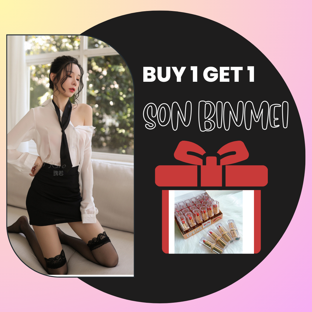 [HCM - Tặng Son] Váy Ngủ Cosplay Nữ Sinh Viên, thư ký văn phòng gợi cảm