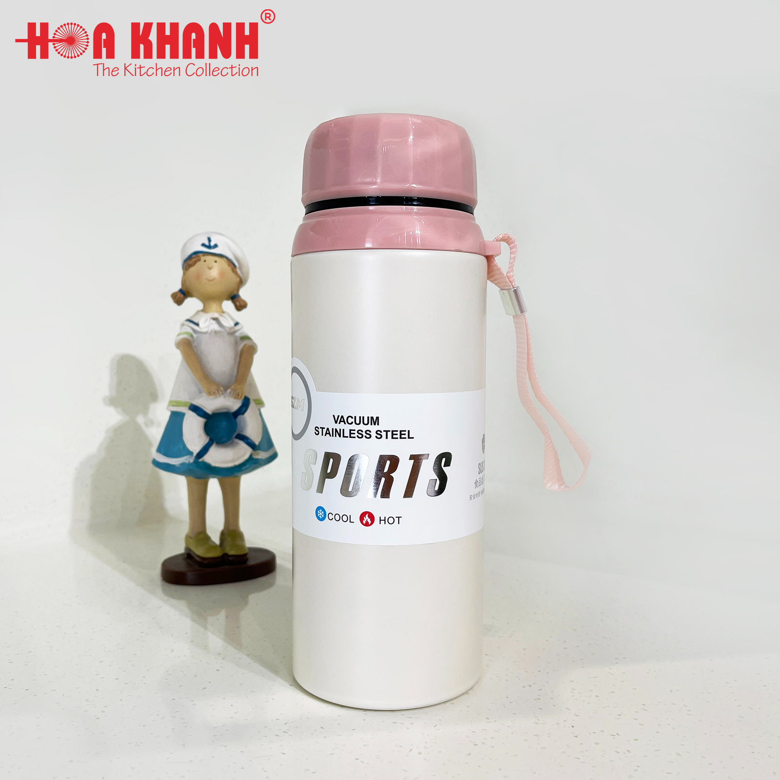 Bình giữ nhiệt thể thao hồng, xanh dương 600ml - a06-bnm6019