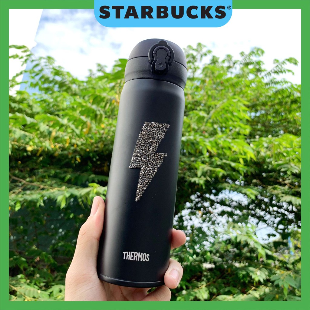 Bình giữ nhiệt Starbucks X Thermos X Swarovski✔️ FREE SHIP✔️ đính đá dung tích 500ml