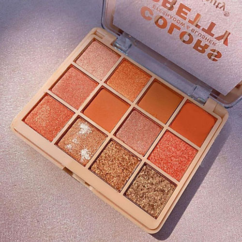 SALE XẢ KHO PHẤN MẮT TRANG ĐIỂM COLORS PRETTY KIS BEAUTY LUNG LINH HUYỀN AO