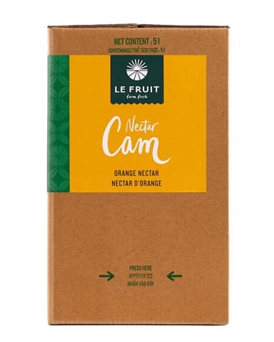 Hộp nước ép nectar cam le fruit 5l