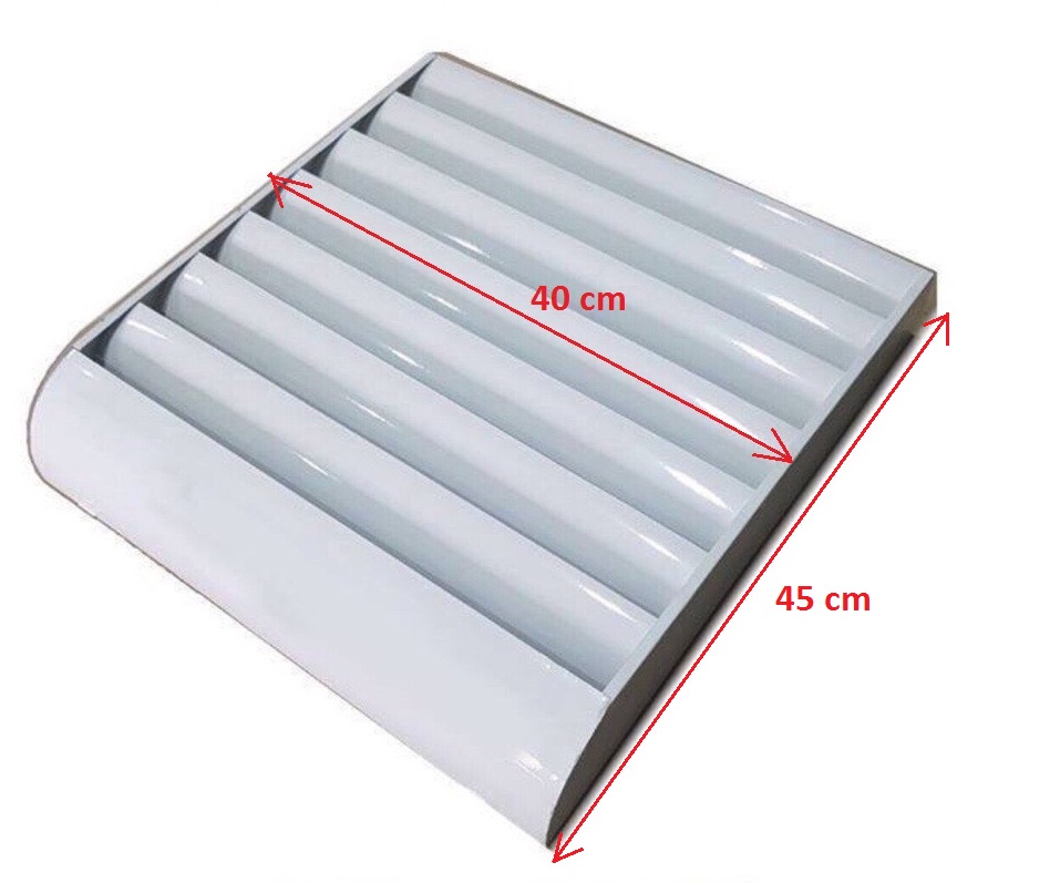 Louver - Chuyển hướng gió dàn cục nóng điều hòa máy lạnh thép sơn tĩnh điện kích thước 45x40cm