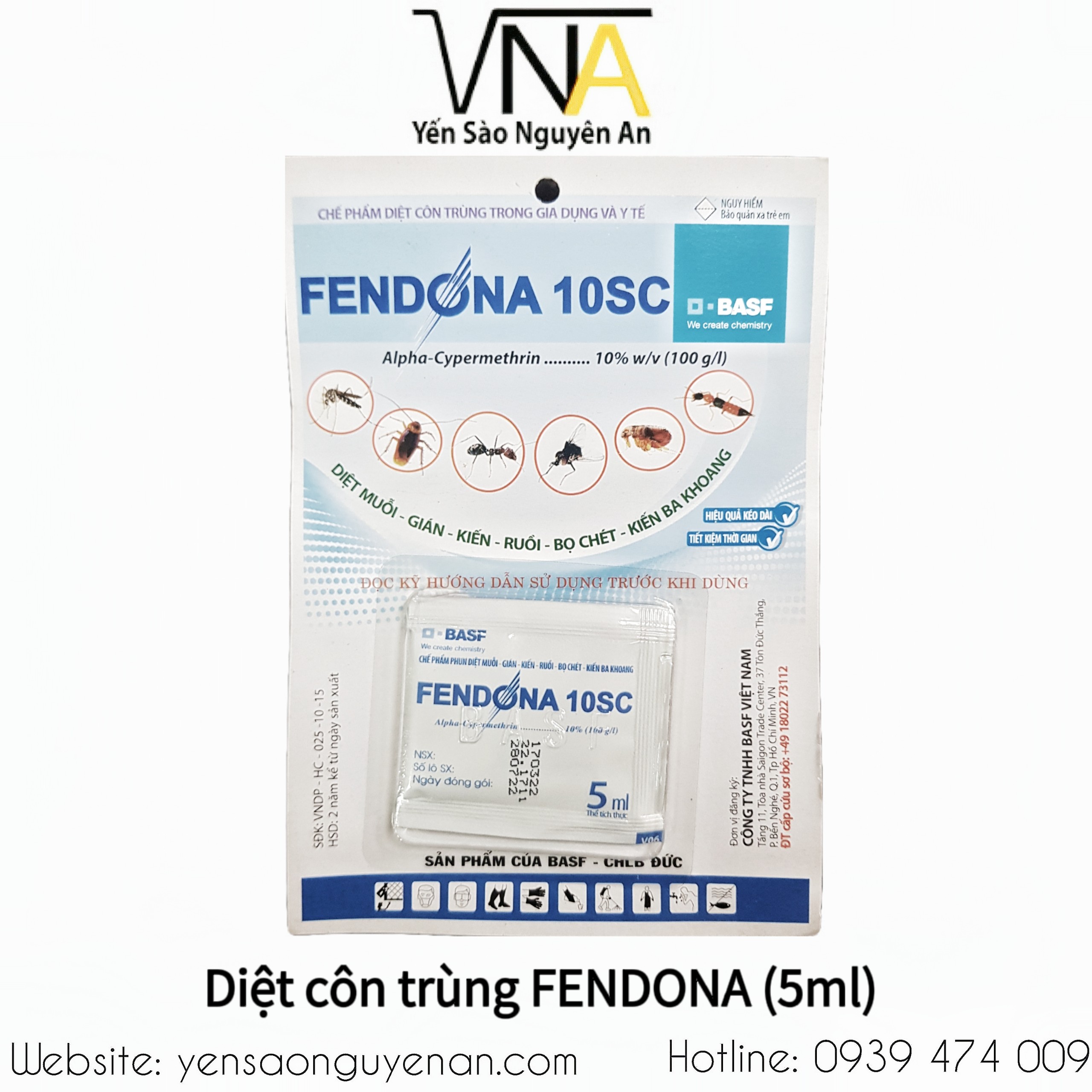 [SP000146] THUỐC DIỆT CÔN TRÙNG [FENDONA 10SC] [5ML]