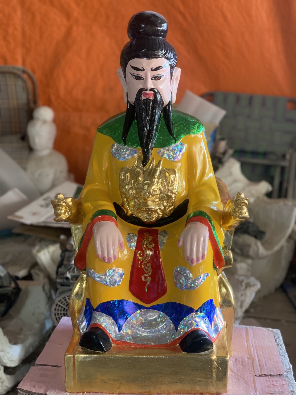 Tượng cốt cha NGọc Hoàng Thượng Đế 50cm rất đẹp - tượng cha ngọc hoàng 5 tất