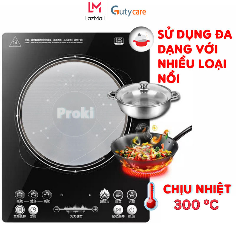 Miếng lót silicon chống trầy xước mặt bếp từ, Miếng lót bếp từ Proki công nghệ Nhật Bản, chuyển nhiệt chống trầy xước, chống vỡ bề mặt bếp từ, dùng cho mọi loại bếp từ - Nội địa Nhật Bản - Guty Care