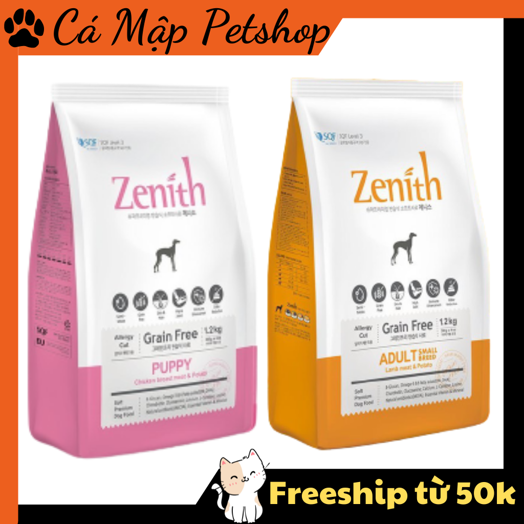 Hạt mềm cho chó Zenith, Hạt mềm cho chó con và chó trưởng thành