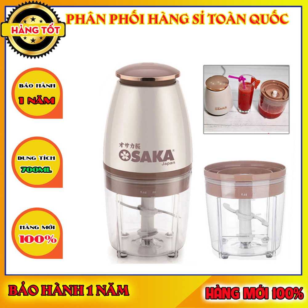 [THẬT - GIẢ]  Máy Xay Sinh Tố Đa Năng OSAKA Nhật Bản Xay Thịt - Xay Đá - Hoa Quả Siêu Nhanh, Máy Xay Sinh Tố Chế Biến Xay Nhuyễn Mọi Thứ Thật Dễ Dàng